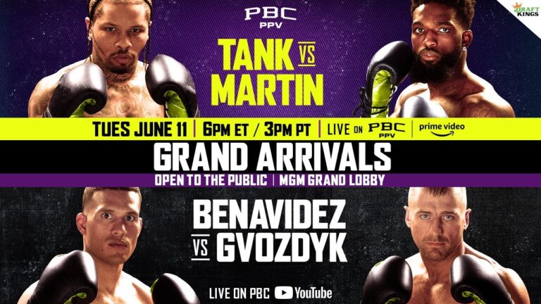 GRAND ARRIVALS | #TankMartin & #BenavidezGvozdyk FIGHT WEEK