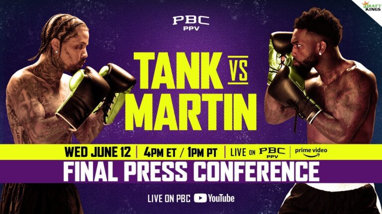 Tank vs. Martin FINAL PRESS CONFERENCE | #TankMartin & #BenavidezGvozdyk FIGHT WEEK