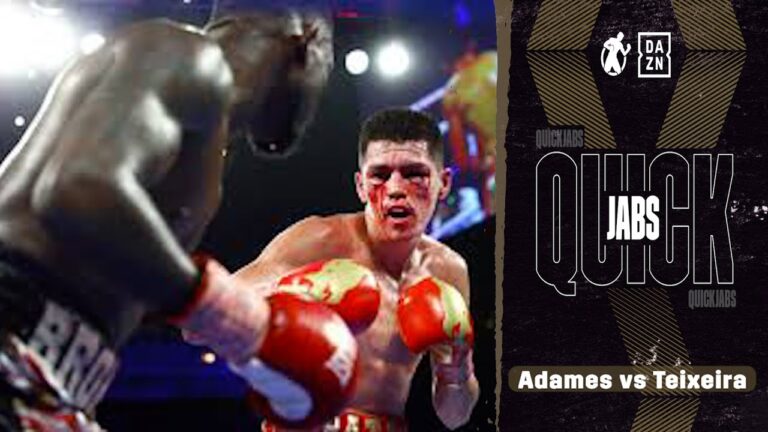 Quick Jabs | Carlos Adames vs Patrick Teixeira! A Super Welter Title Fight To Remember! (HIGHLIGHTS)