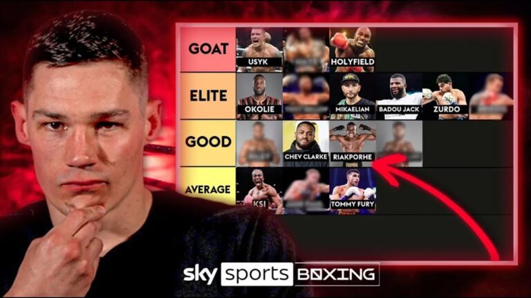 Billam-Smith's Cruiserweight Tier Ranking | 'Holyfield is the GOAT!' 🐐
