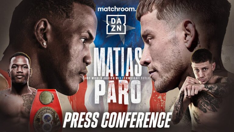 SUBRIEL MATIAS VS. LIAM PARO PRESS CONFERENCE LIVESTREAM