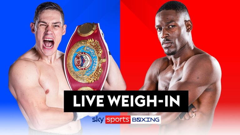 BILLAM-SMITH V RIAKPORHE! | LIVE WEIGH-IN ⚖
