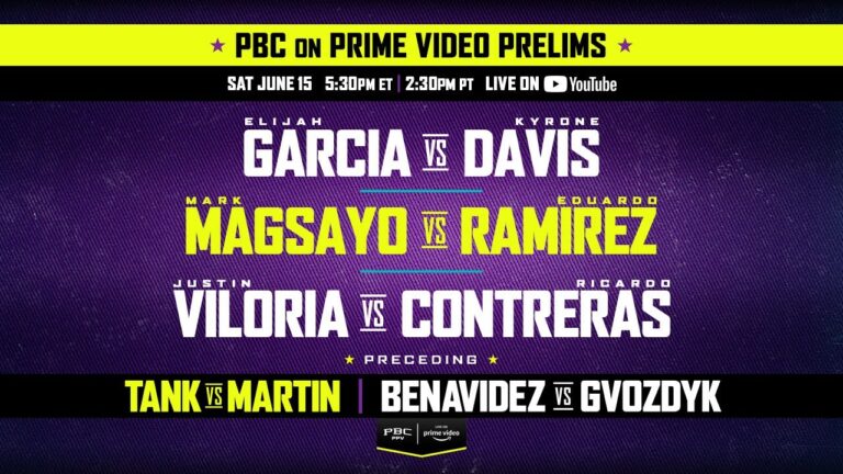 PBC on PRIME VIDEO PRELIMS | #TankMartin & #BenavidezGvozdyk