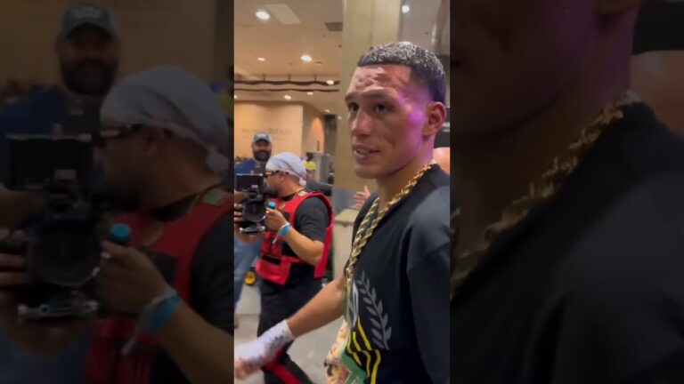 David Benavidez assesses his performance