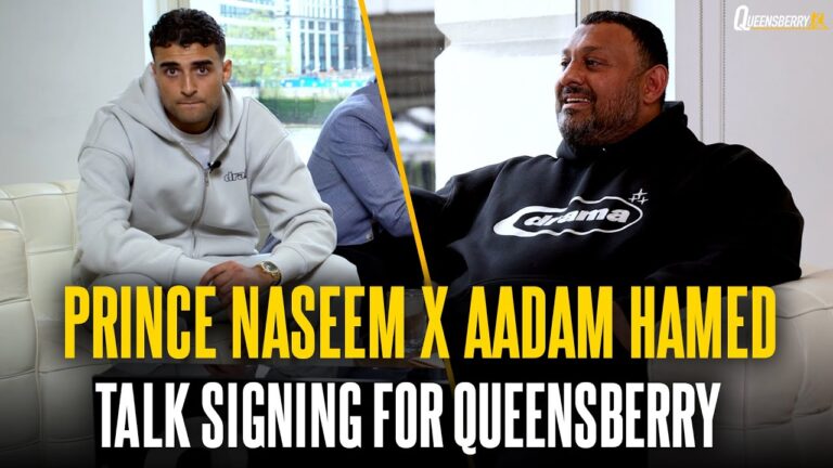 “He's gonna dance under them lights”🕺| Prince Naseem BACKS his son Aadam to follow in his footsteps