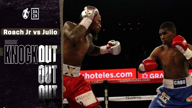 KO | Lamont Roach Jr vs Deivi Julio! Roach Headlines ESPN Card In Cancun, MEX!