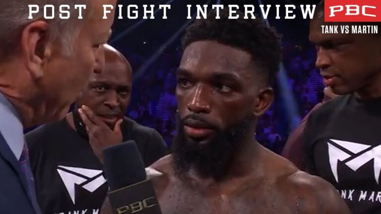 Frank Martin discusses his loss to Gervonta “Tank” Davis | POST FIGHT INTERVIEW | #TankMartin