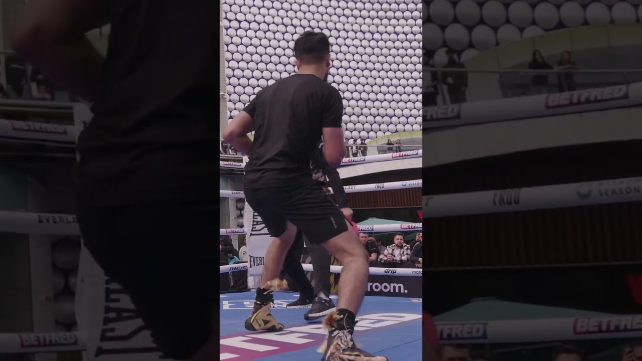 Big Punching 1-0 Super Flyweight Hamza Uddin Lets Hands Go At Workout 💨