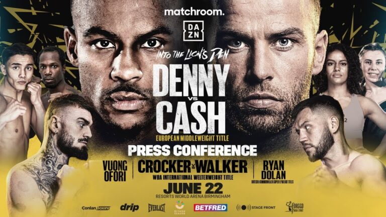 Tyler Denny Vs Felix Cash & Undercard Press Conference