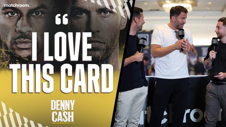 Eddie Hearn Previews Denny Vs Cash, SoccerAid Cameo, Euro 2024 & More