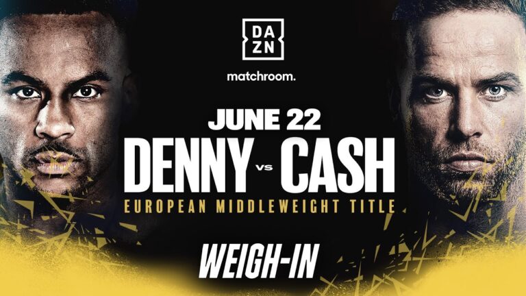 TYLER DENNY VS. FELIX CASH WEIGH IN LIVESTREAM