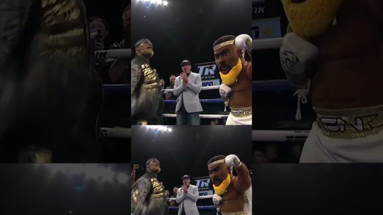 The only fighter to have his own mascot 😂 #AbrahamNova