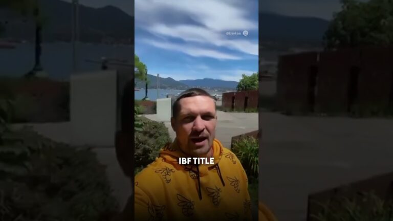 Oleksandr Usyk vacates his IBF heavyweight world title 👀