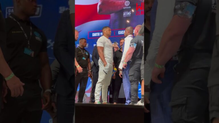 FACING OFF. JOSHUA vs DUBOIS. WEMBLEY STADIUM EDITION. 🔥