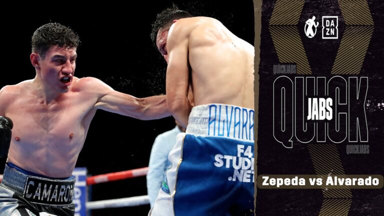 Quick Jabs | William Zepeda vs Rene Alvarado! Camaron Takes On Former World Champ In Toughest Fight!