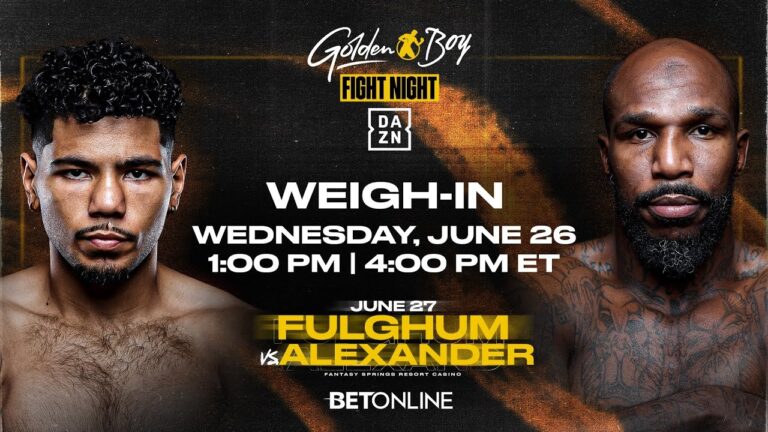 Darius â€œDFGâ€ Fulghum vs. Vaughn â€œThe Animalâ€ Alexander | WEIGH IN