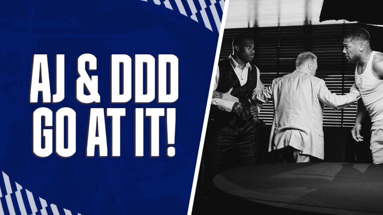 “DON'T Disrespect Me!” – Anthony Joshua & Daniel Dubois Separated By Security (Face Off Teaser)