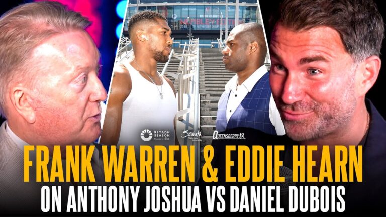 Frank Warren & Eddie Hearn DETAILED Joshua vs Dubois analysis 🍿 | #RiyadhSeasonCard: Wembley Edition