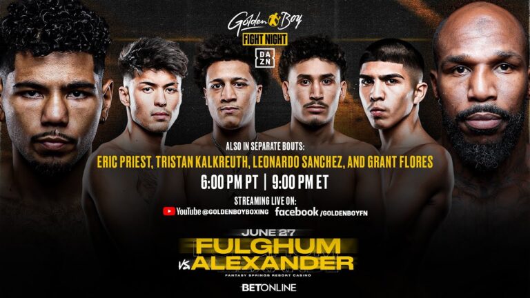 GOLDEN BOY FIGHT NIGHT | Darius â€œDFGâ€ Fulghum vs. Vaughn â€œThe Animalâ€ Alexander