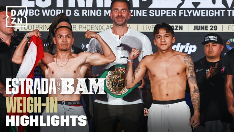 WEIGH-IN HIGHLIGHTS | JUAN FRANCISCO ESTRADA VS. JESSE 'BAM' RODRIGUEZ