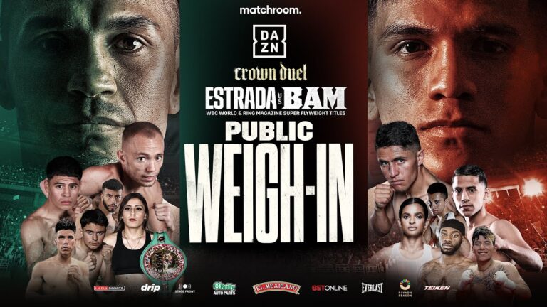 Juan Francisco Estrada Vs Jesse Bam Rodriguez & Undercard Weigh In