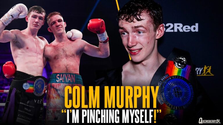 “I'm pinching myself!” Ecstatic Colm Murphy reflects on hometown Commonwealth Title Victory