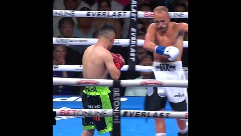Sunny Edwards Showboats On Ring Return Vs Curiel 🕺