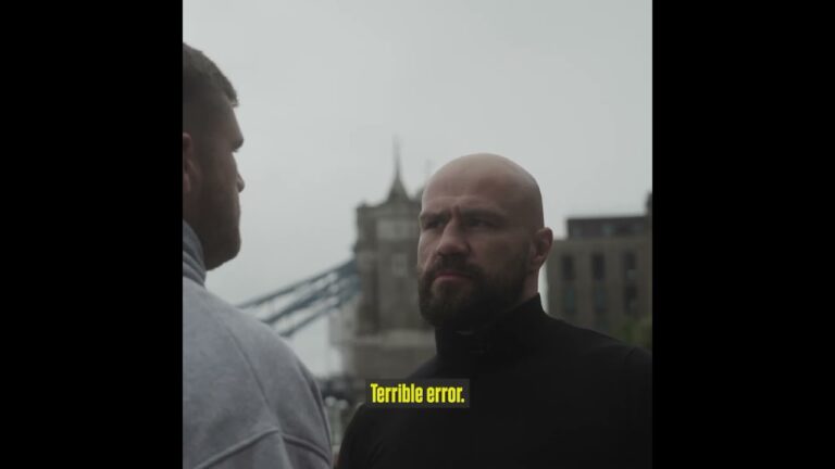 Johnny Fisher & Alen Babic Face Off By Tower Bridge 😤