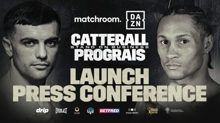 Jack Catterall Vs Regis Prograis Launch Press Conference