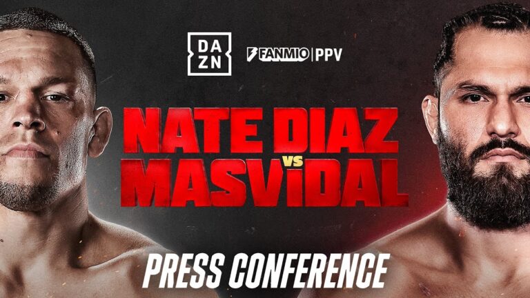 NATE DIAZ VS. JORGE MASVIDAL PRESS CONFERENCE LIVESTREAM