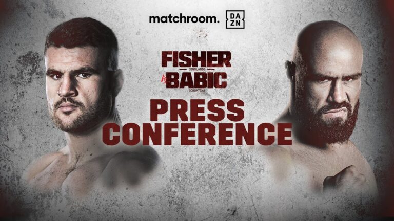 JOHNNY FISHER VS. ALEN BABIC PRESS CONFERENCE LIVESTREAM