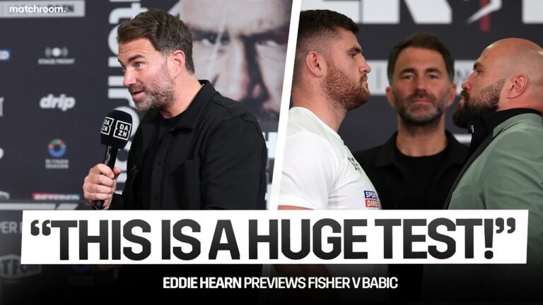 “If Johnny Fisher Beats Babic He's One Of The Biggest Stars In British Boxing!” – Eddie Hearn