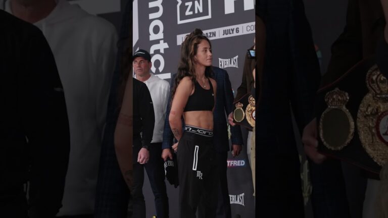 Maiseyrose Courtney Vs Jasmina Zapotoczna: On The Scales 👊