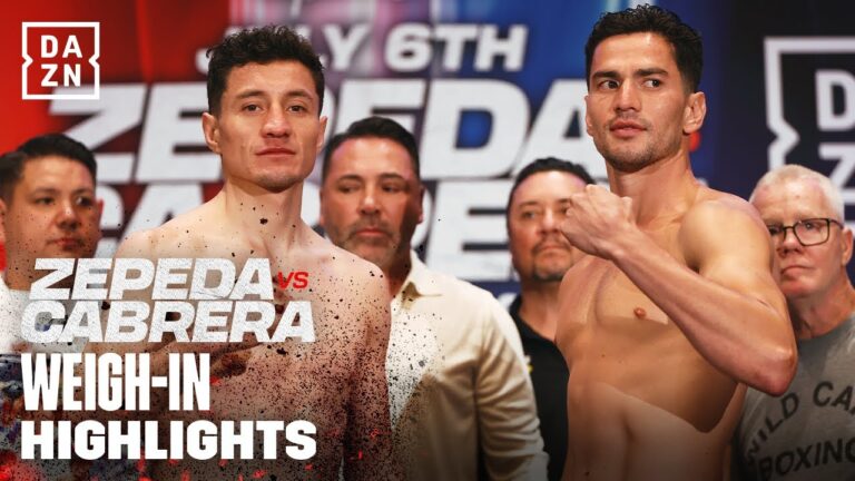 WEIGH-IN HIGHLIGHTS | WILLIAM ZEPEDA VS. GIOVANNI CABRERA