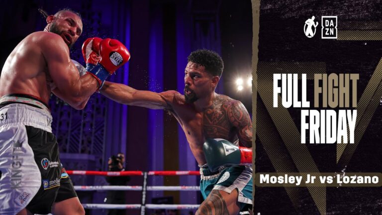 Full Fight | Shane Mosley Jr vs Mario Lozano! Mosley Jr Gets Hard Fought Rounds Vs Lozano! ((FREE))