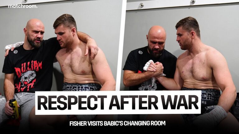“You're A Good Man!” – Johnny Fisher & Alen Babic Embrace After Fight