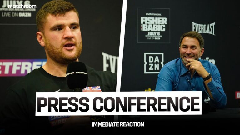 BOSH! Johnny Fisher Reacts To Savage KO Vs Alen Babic (Post Fight Presser)