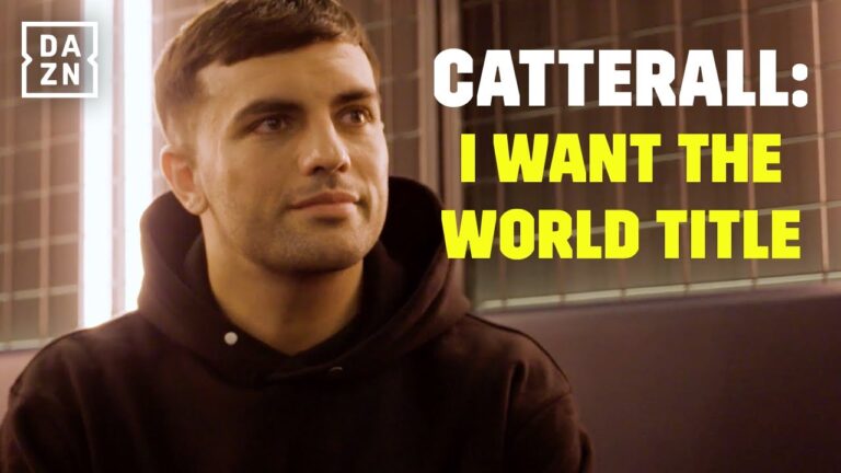 Catterall: “I want the world title” 👑👀