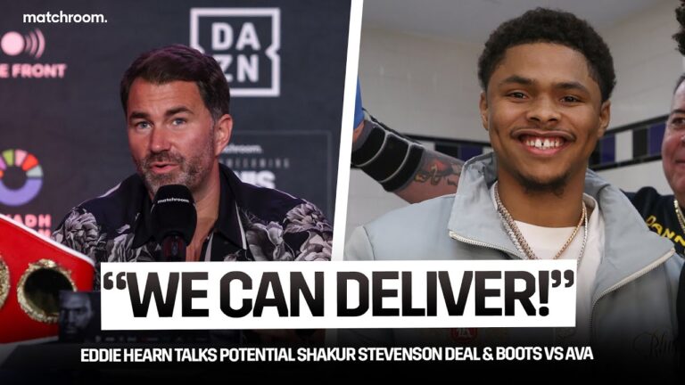 “We'd Love To Sign Shakur Stevenson!”- Eddie Hearn On Talks & Ennis Vs Avanesyan