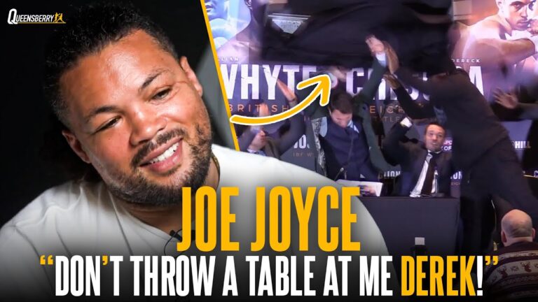 “DON'T THROW A TABLE AT ME DEREK!” | Joe Joyce rates Derek Chisora's most ICONIC moments 😂🍿