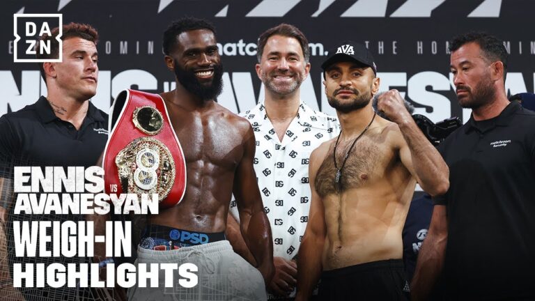 WEIGH-IN HIGHLIGHTS | JARON ENNIS VS DAVID AVANESYAN