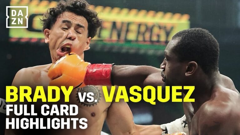 Full Card Highlights | Brady vs Vasquez