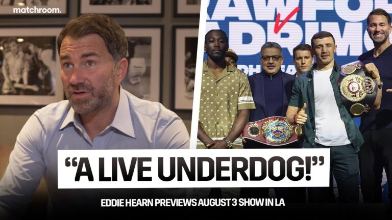 “The Best Card US Boxing Has Ever Seen!” – Eddie Hearn On Crawford Vs Madrimov