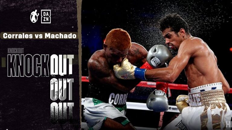 KO | Jezzrel Corrales vs Alberto Machado! Both Hit The Canvas In Search For Super Feather Title!