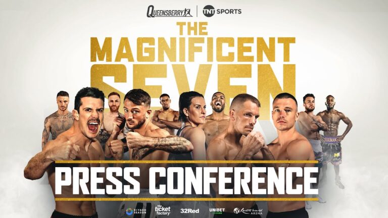 LIVE FIGHT WEEK PRESS CONFERENCE! The Magnificent 7 | Heaney, Dacres, Essuman, Cameron & More!