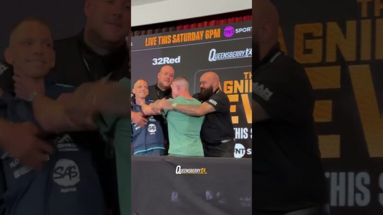 Andrew Cain   Ashley Lane at the face off 😳😬