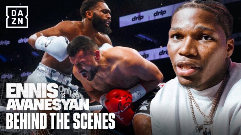 Behind The Scenes At Jaron 'Boots' Ennis' Stoppage Victory Over David Avanesyan