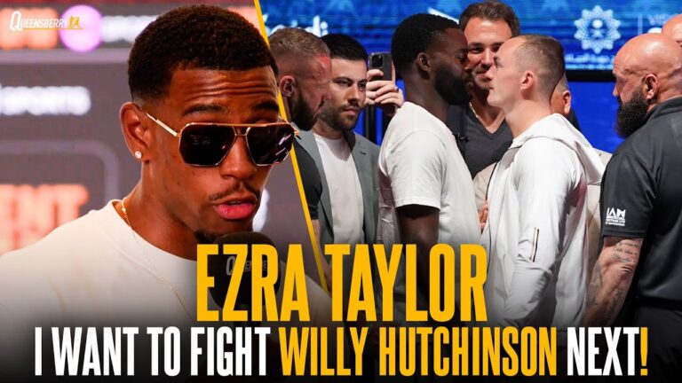 “I want to fight Willy Hutchinson!” | Ezra Taylor keeps a close eye on Buatsi v Hutchinson showdown