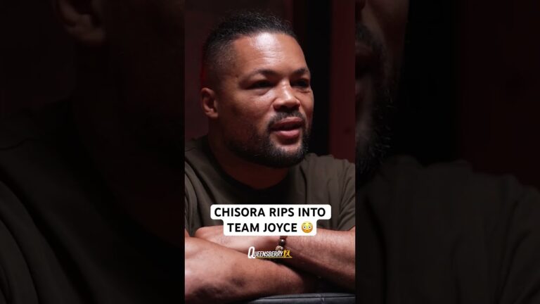 The Derek Chisora mind games have hit another level for Joe Joyce😨😂