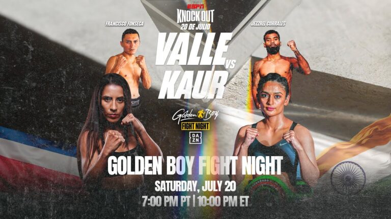 GOLDEN BOY FIGHT NIGHT | Yokasta Valle vs Ramandeep Kaur